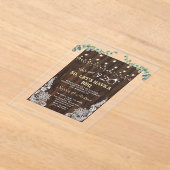 Rustikale alte Barriere Spitze Eukalyptus Ich mach Acryleinladungen (Ablage )