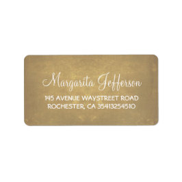 Rustikale Alte Hochzeit Adressaufkleber