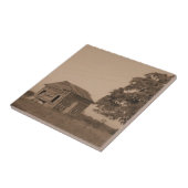 Rustikale alte Scheune Fliese (Seite)