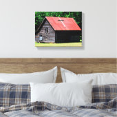 Rustikale alte Scheune Leinwanddruck (Insitu (Schlafzimmer))