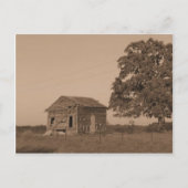 Rustikale alte Scheune Postkarte (Vorderseite)