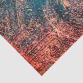 Rustikale Alte Welt in Sangria Dekoupage Seidenpapier (Ausschnitt)