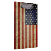 Rustikale amerikanische Flagge Klemmbrett (Rechts)