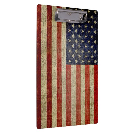 Rustikale amerikanische Flagge Klemmbrett (Rechts)