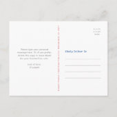 Rustikale amerikanische Flagge USA Stars & Streife Postkarte (Rückseite)