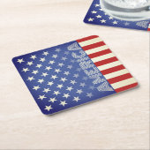 Rustikale amerikanische Untersetzer (angewinkelt)