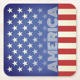 Rustikale amerikanische Untersetzer