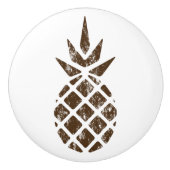 Rustikale Ananas Keramikknauf (Vorderseite)