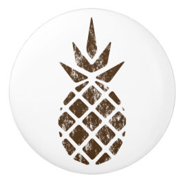 Rustikale Ananas Keramikknauf