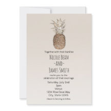 Rustikale Ananas-Tropenhawaiianische Hochzeit