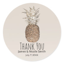 Rustikale Ananas-Tropenhawaiianische Hochzeit