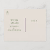 Rustikale Ananas tropisch-hawaiianisch Save the Da Ankündigungspostkarte (Rückseite)