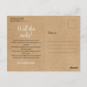 Rustikale Änderung von Plänen verzögert Event Lemo Postkarte (Rückseite)