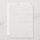 Rustikale Ankerhochzeit / Marine Einladung (Rückseite)