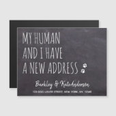 Rustikale Ankündigung über den Umzug von neuen Adr (Vorne/Hinten)