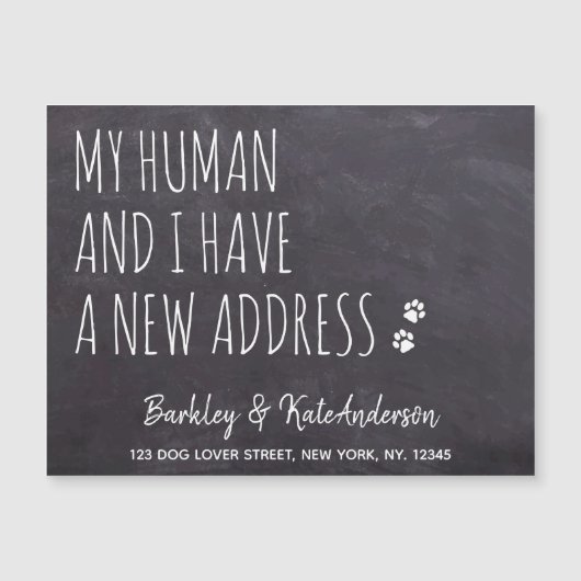 Rustikale Ankündigung über den Umzug von neuen Adr (Vorderseite)