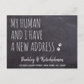 Rustikale Ankündigung über die Beförderung von Hun Postkarte (Vorderseite)