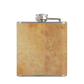 Rustikale Antike 00. Geburtstag Flachmann (Rückseite)