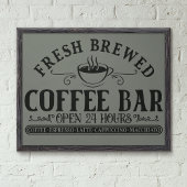 Rustikale antike Bar aus Schwarz und Grau Fotodruck