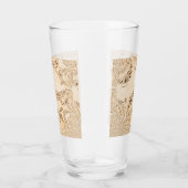 Rustikale antike Musikszene Glas (Rechts)