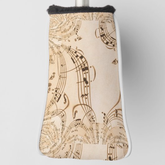 Rustikale antike Musikszene Golf Headcover (Rotieren 90)