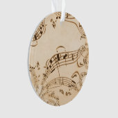 Rustikale antike Musikszene Ornament (Vorderseite)