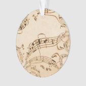 Rustikale antike Musikszene Ornament (Vorderseite)