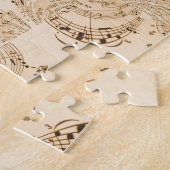 Rustikale antike Musikszene Puzzle (Seite)
