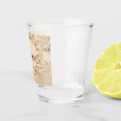 Rustikale antike Musikszene Schnapsglas (Rechts)