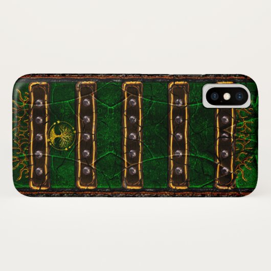 Rustikale Antike Renaissance Tome 2a Case-Mate iPhone Hülle (Rückseite (Horizontal))