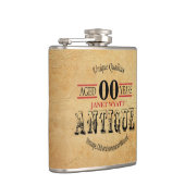 Rustikale Antiquität 00. Geburtstag Flachmann (Rechts)