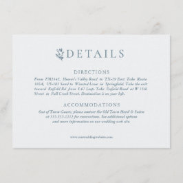 Rustikale Antler mit Blumenreath | Hochzeit Begleitkarte