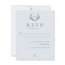 Rustikale Antler mit Blumenreath | HochzeitsrSVP