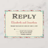 Rustikale Antwort auf Hochzeiten: Red & Turquoise (Vorderseite)