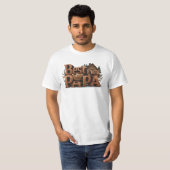 *~* Rustikale AP86 BEST JE PAPA Vatertag T-Shirt (Vorne ganz)