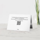 *~* Rustikale AP86 Foto 3-D Sohn - Vatertagskarte Dankeskarte (Rückseite)