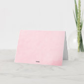 Rustikale Apfel-Dankeskarten – Rotes Wasserfarbenm Dankeskarte (Rückseite)