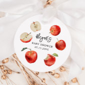 Rustikale Apfelgeschlechtsneutrale Babydusche Geschenkanhänger