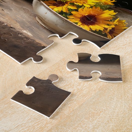 Rustikale Apotheke Stillleben mit Kräuter und Blum Puzzle (Seite)