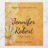 Rustikale Aquädukte auf dem Weinkeller Weinetikett (Einzelnes Label)