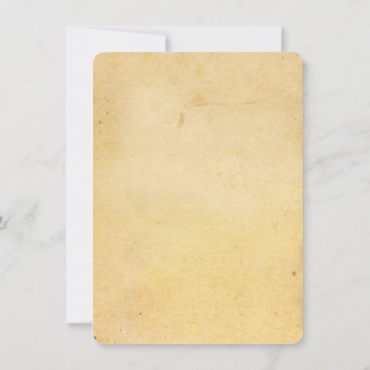 Rustikale aquamarine einladung (Rückseite)