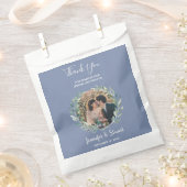 Rustikale Aquarell Blätter danke Ihnen Foto Hochze Geschenktütchen (Ausgeschnitten)