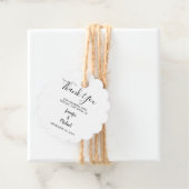 Rustikale Aquarell Blätter Land Hochzeit Vielen Da Geschenkanhänger (Beispiel)