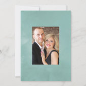 Rustikale Aquarell-Eukalyptus-Geometrie-Hochzeit Save The Date (Rückseite)