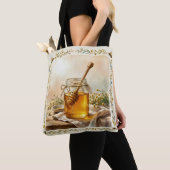 Rustikale Aquarell-Honigglas-Tasche Tasche (Von Nahem)