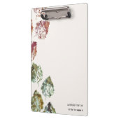 Rustikale Aquarell-Kunst fallende Blätter Herbst Klemmbrett (Links)
