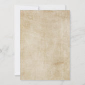 Rustikale Aquarellbaum-Wiedersehen Einladung (Rückseite)