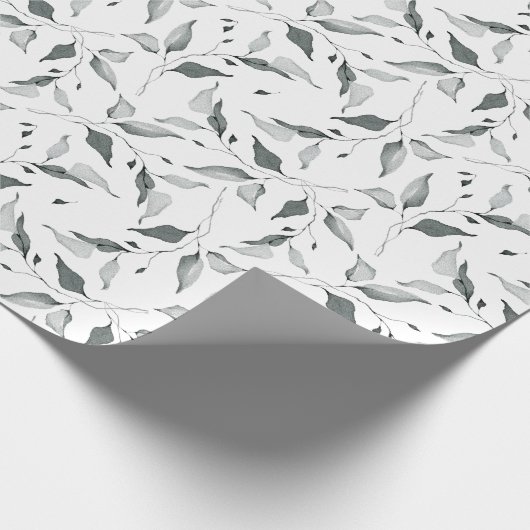 Rustikale Aquarellbilder Geschenkpapier (Ecke)