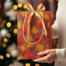 Rustikale Aquarellbilder - Herbstblätter