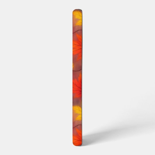 Rustikale Aquarellbilder - Herbstblätter Samsung Galaxy Hülle (Linke Seite)